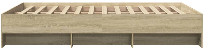 vidaXL Πλαίσιο Κρεβατιού Χωρ. Στρώμα Sonoma Δρυς 120x190 εκ. Επ. Ξύλο
