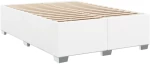 vidaXL Πλαίσιο Κρεβατιού Λευκό 140x190 εκ. από Συνθετικό Δέρμα