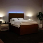 vidaXL Κρεβάτι Boxspring με Στρώμα Ροζ 160x200 εκ. Βελούδινο
