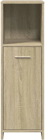 vidaXL Στήλη Μπάνιου Sonoma Δρυς 30 x 30 x 95 εκ. Επεξεργασμένο Ξύλο