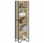 vidaXL Βιβλιοθήκη Sonoma Δρυς 50x31x169 εκ. από Επεξεργασμένο Ξύλο