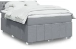 vidaXL Κρεβάτι Boxspring με Στρώμα Αν. Πράσινο 160x200εκ Υφασμάτινο