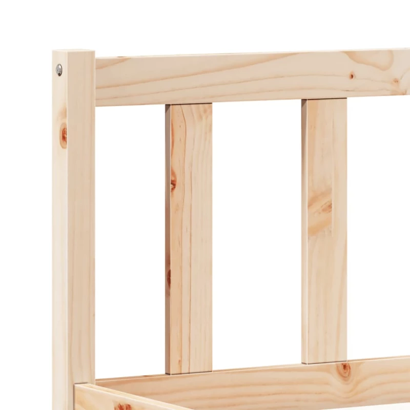 vidaXL Πλαίσιο Κρεβατιού Μακρύ Χωρίς Στρώμα 140x210 εκ Μασίφ Πεύκο