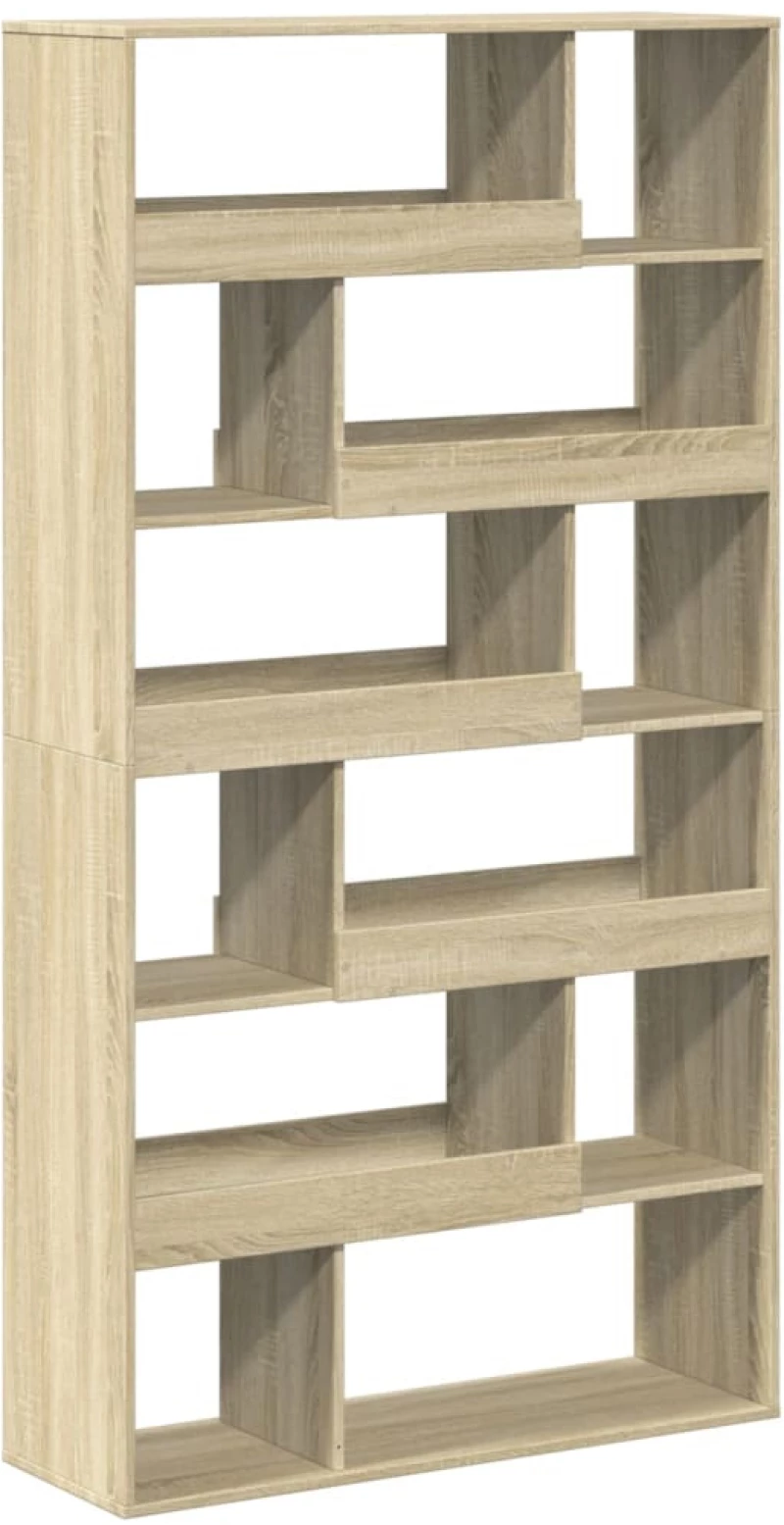 vidaXL Βιβλιοθήκη/Διαχωριστικό Χώρου Δρυς 100x33x187,5 εκ. Επεξ. Ξύλο