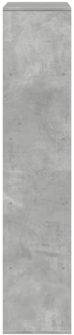 vidaXL Βιβλιοθήκη Γκρι Σκυροδέματος 100x33x156,5 εκ. Επεξεργ. Ξύλο