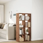 vidaXL Βιβλιοθήκη/Διαχωριστικό Χώρου Δρυς 69,5x29x137,5εκ. Επεξ. Ξύλο