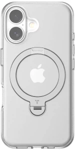 Torras Ostand Spin Case for iPhone 16 Plus (Transparent)