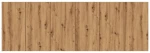 vidaXL Κεφαλάρι Κρεβατιού Αρτισιανή Δρυς 240x1,5x80εκ Επεξεργ. Ξύλο