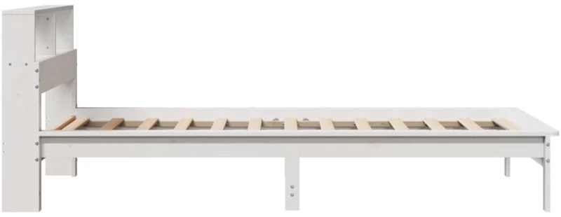 vidaXL Κρεβάτι Βιβλιοθήκη Χωρίς Στρώμα 100x200 εκ. Μασίφ Ξύλο Πεύκο