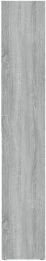vidaXL Ντουλάπια CD 2 τεμ. Γκρι Sonoma 21x16x93,5 εκ. Επεξεργ. Ξύλο