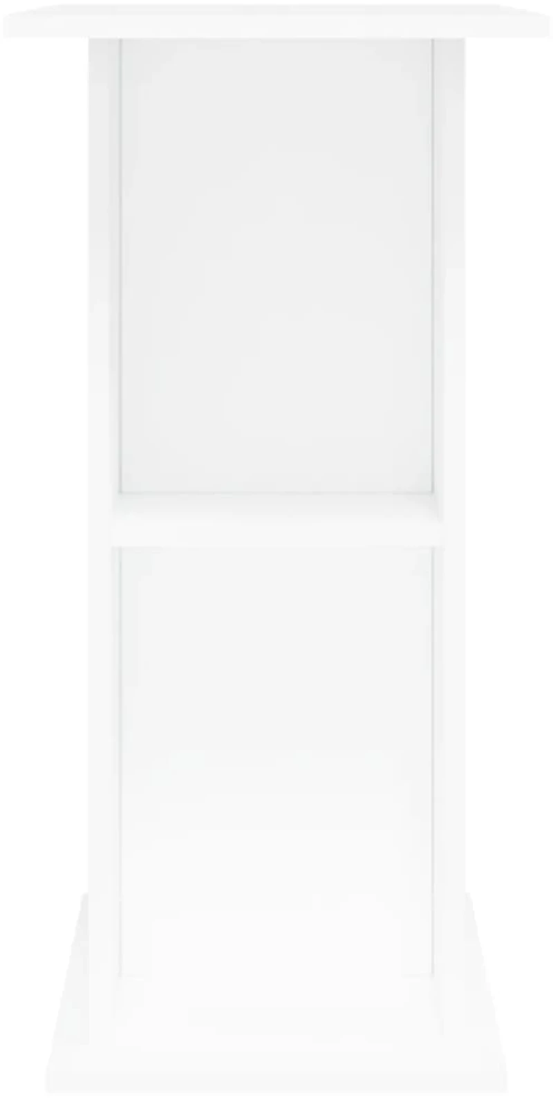 vidaXL Βάση Ενυδρείου Λευκή 75x36x72,5 εκ. από Επεξεργασμένο Ξύλο