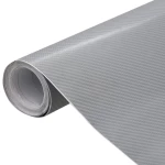 vidaXL Μεμβράνη Αυτοκινήτου 4D Ασημί 100 x 150 εκ.