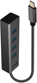 USB Hub LINDY 43325 Γκρι