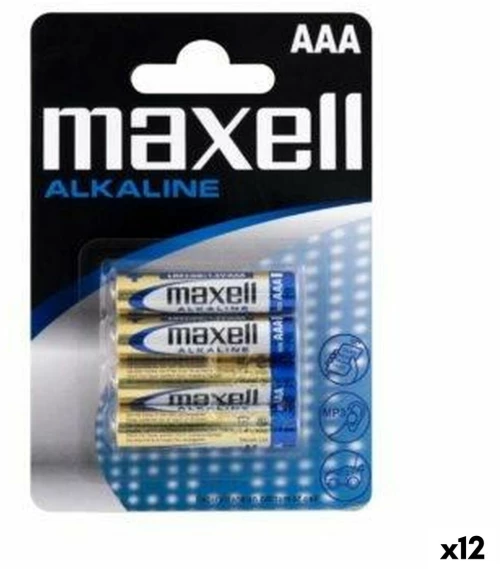 Αλκαλικές Μπαταρίες Maxell 723671 AAA LR03 1,5 V (12 Μονάδες)