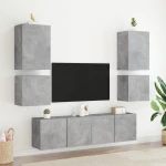 vidaXL Έπιπλο Τοίχου Τηλεόρασης Γκρι Σκυρ. 40,5x30x40 εκ. Επεξ. Ξύλο