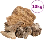 vidaXL Πέτρες Dragon Stones Καφέ 10 κιλά 5-30 εκ.