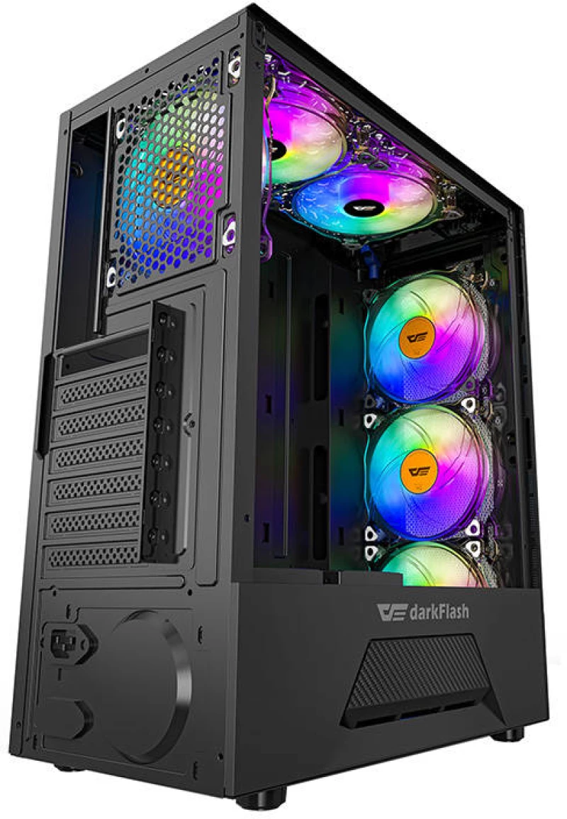 Computer case Darkflash LEO (black)
