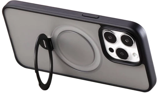 Joyroom JR-BP004 Magnetic Protective Case with Holder for iPhone 15 (Black)