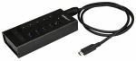 USB Hub Startech HB30C5A2CST Μαύρο
