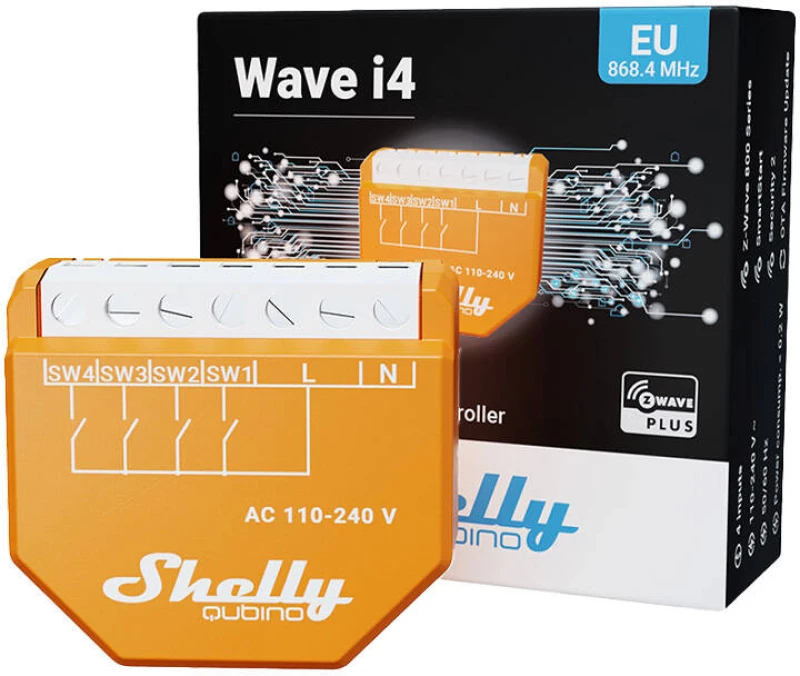 Controller Shelly Qubino Wave i4