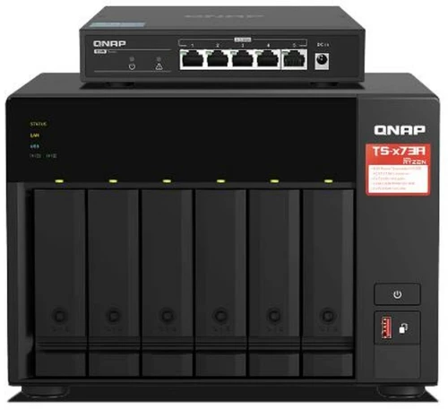 Δικτυακή συσκευή αποθήκευσης NAS Qnap TS-673A-SW5T