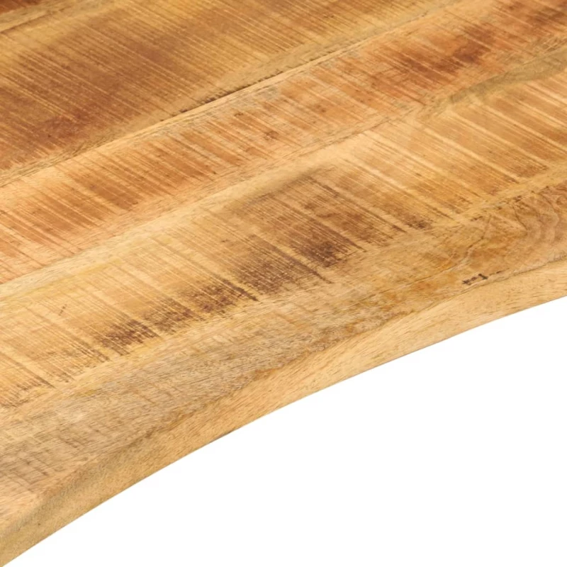 vidaXL Επιφάνεια Γραφείου Καμπύλη 100x60x2,5εκ Μασίφ Ακατ. Μάνγκο