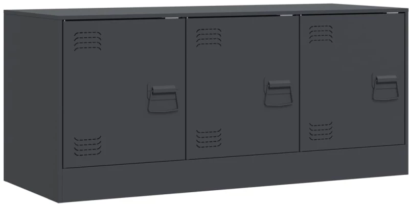 vidaXL Έπιπλο Τηλεόρασης Ανθρακί 99x39x44 εκ. από Χάλυβα