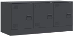 vidaXL Έπιπλο Τηλεόρασης Ανθρακί 99x39x44 εκ. από Χάλυβα