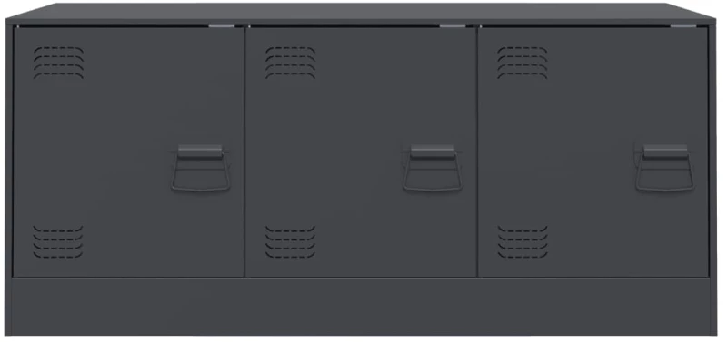 vidaXL Έπιπλο Τηλεόρασης Ανθρακί 99x39x44 εκ. από Χάλυβα
