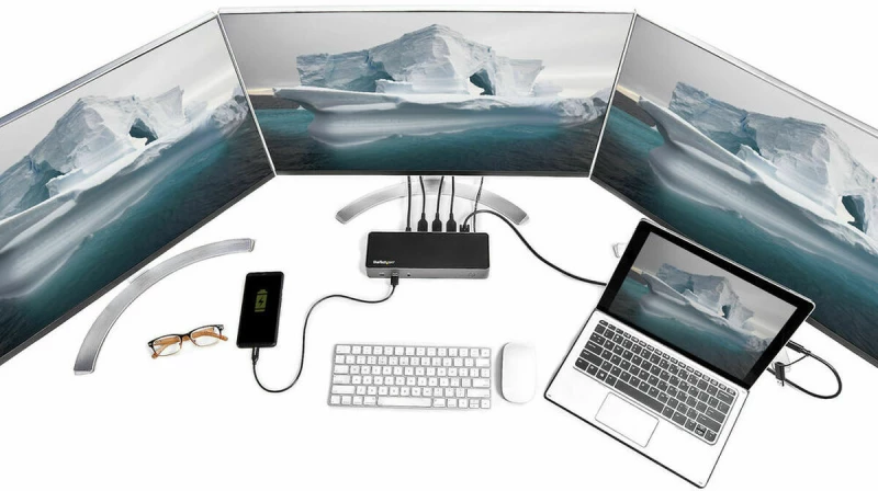 Dockstation Startech DK31C3HDPDUE Μαύρο