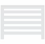 vidaXL Κάλυμμα Καλοριφέρ Λευκό 104x20x82 εκ. από Επεξεργασμένο Ξύλο
