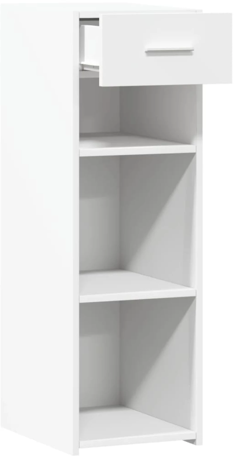 vidaXL Συρταριέρα Λευκή 30x42,5x93 εκ. από Επεξεργασμένο Ξύλο