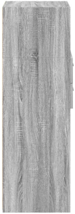 vidaXL Ντουλάπι Γκρι Sonoma 40x42,5x124 εκ. από Επεξεργασμένο Ξύλο