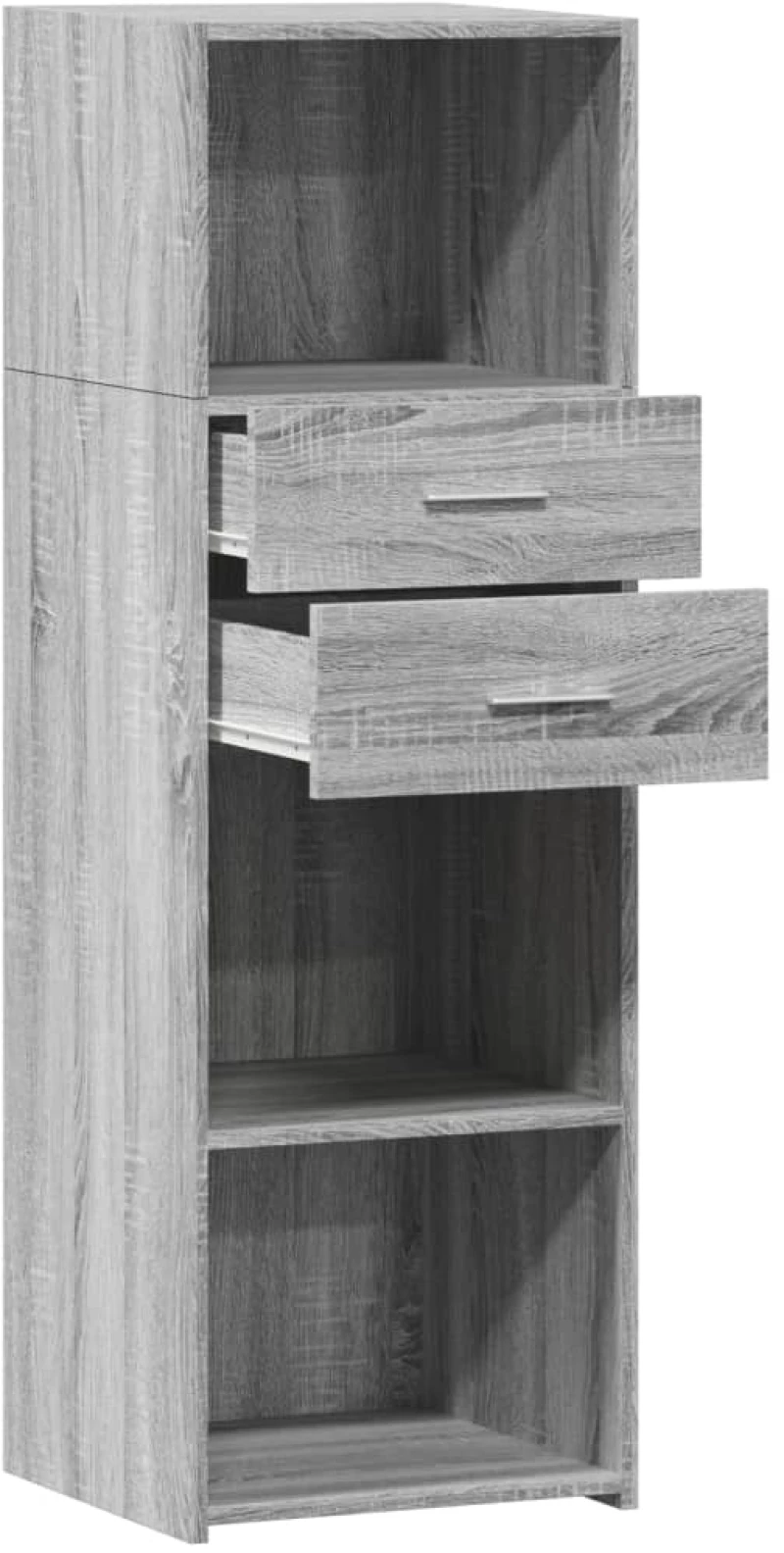 vidaXL Ντουλάπι Γκρι Sonoma 40x42,5x124 εκ. από Επεξεργασμένο Ξύλο