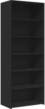 vidaXL Ντουλάπι Μαύρη 70x41x185 εκ. από Επεξεργασμένο Ξύλο