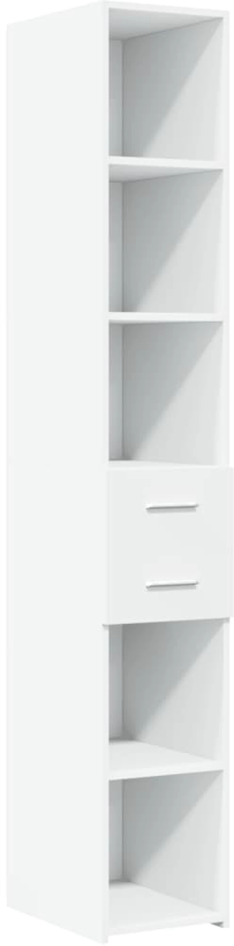 vidaXL Ντουλάπι Λευκό 30x42,5x185 εκ. από Επεξεργασμένο Ξύλο