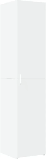 vidaXL Ντουλάπι Λευκό 40x42,5x185 εκ. από Επεξεργασμένο Ξύλο