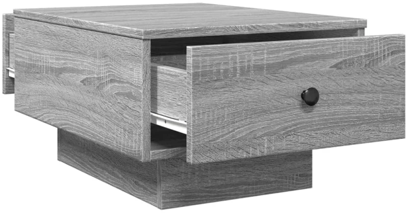vidaXL Τραπεζάκι Σαλονιού Γκρι Sonoma 60x45x31 εκ. Επεξεργασμένο Ξύλο