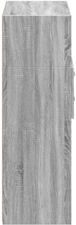 vidaXL Ντουλάπι Γκρι Sonoma 80x42,5x124 εκ. από Επεξεργασμένο Ξύλο