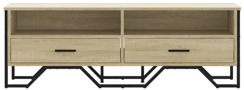 vidaXL Έπιπλο Τηλεόρασης Sonoma Δρυς 122x34x41 εκ. Επεξεργασμένο Ξύλο