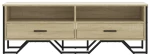 vidaXL Έπιπλο Τηλεόρασης Sonoma Δρυς 122x34x41 εκ. Επεξεργασμένο Ξύλο