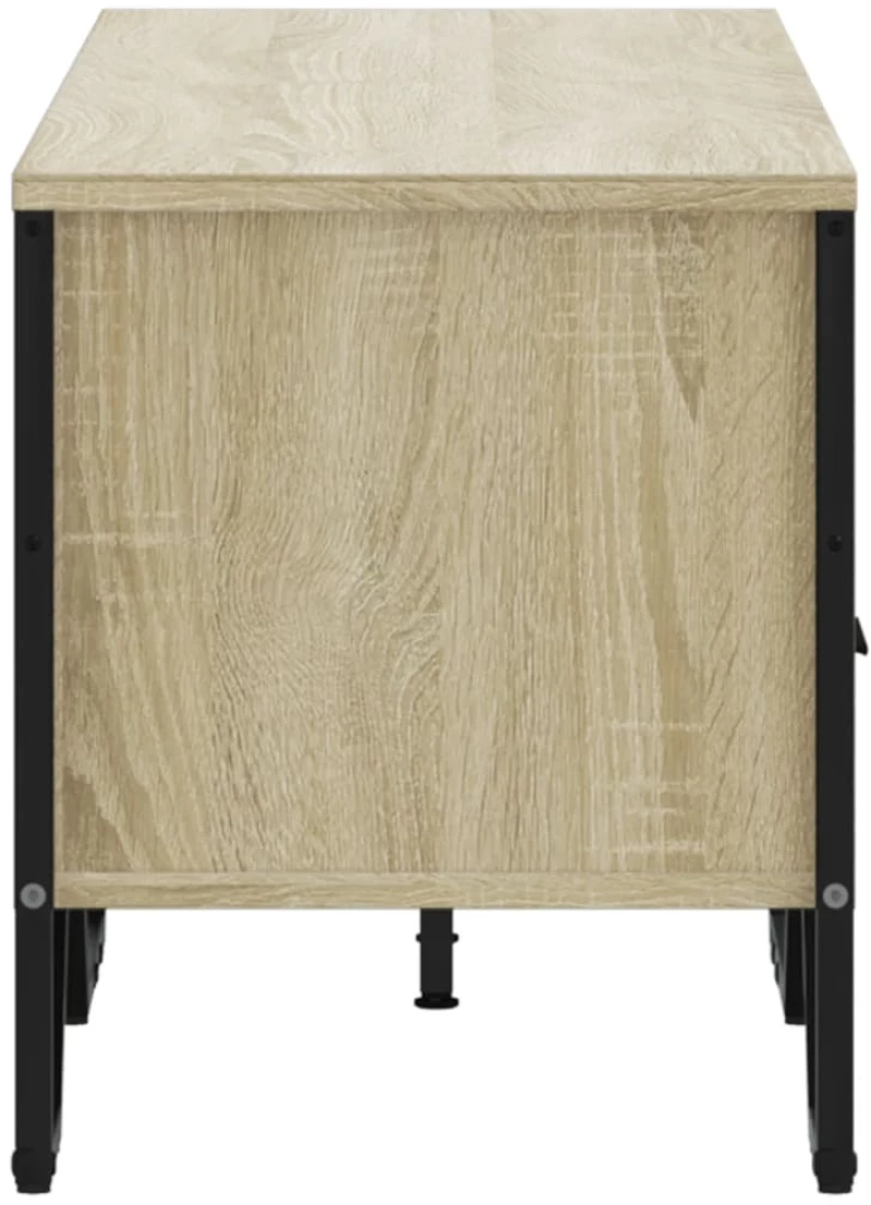 vidaXL Έπιπλο Τηλεόρασης Sonoma Δρυς 122x34x41 εκ. Επεξεργασμένο Ξύλο