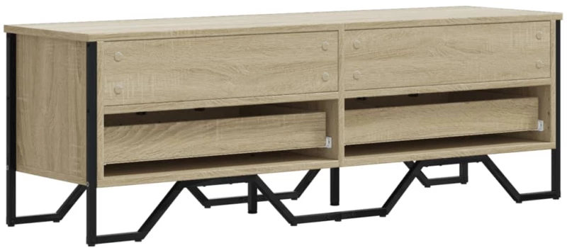 vidaXL Έπιπλο Τηλεόρασης Sonoma Δρυς 122x34x41 εκ. Επεξεργασμένο Ξύλο
