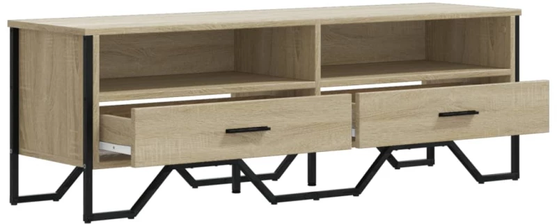 vidaXL Έπιπλο Τηλεόρασης Sonoma Δρυς 122x34x41 εκ. Επεξεργασμένο Ξύλο