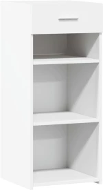 vidaXL Συρταριέρα Λευκή 40x42,5x93 εκ. από Επεξεργασμένο Ξύλο