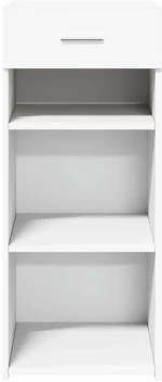 vidaXL Συρταριέρα Λευκή 40x42,5x93 εκ. από Επεξεργασμένο Ξύλο