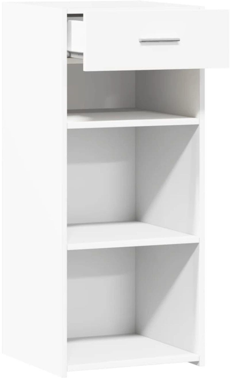 vidaXL Συρταριέρα Λευκή 40x42,5x93 εκ. από Επεξεργασμένο Ξύλο