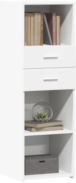 vidaXL Ντουλάπι Λευκό 40x42,5x124 εκ. από Επεξεργασμένο Ξύλο
