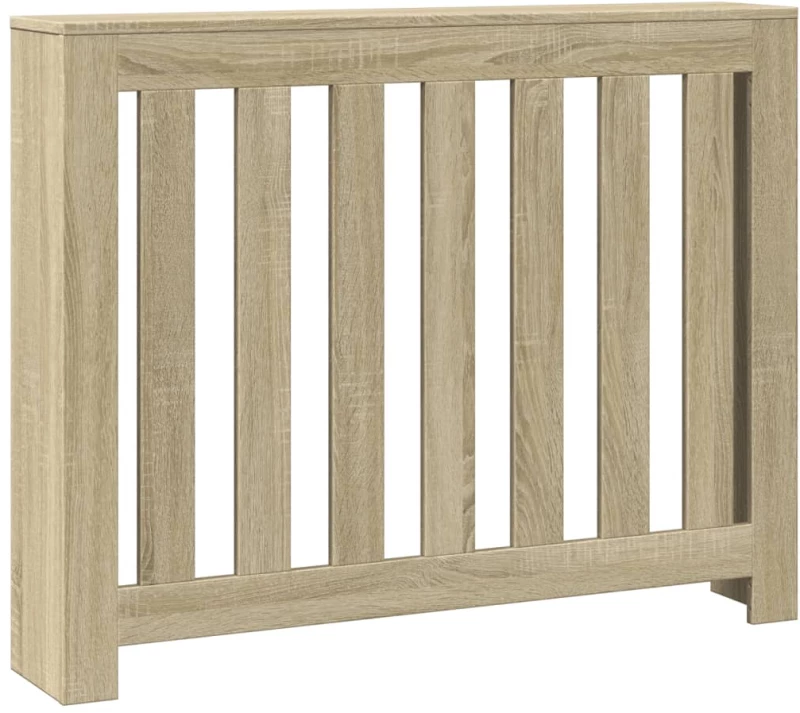 vidaXL Κάλυμμα Καλοριφέρ Sonoma Δρυς 104x20x82 εκ. Επεξεργασμένο Ξύλο