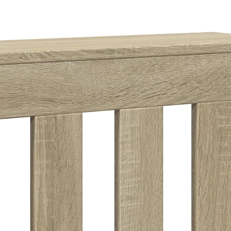 vidaXL Κάλυμμα Καλοριφέρ Sonoma Δρυς 104x20x82 εκ. Επεξεργασμένο Ξύλο